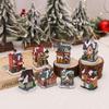 Christmas Luminous House Ornaments Micro Landscape Villa Resin Handicraft Xmas Gifts For New Year Decor