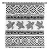 Animal Turtle Black And White Lines Tulle Curtains For Living Room Kitchen Sheer Voile Curtain Bedroom Window Panels