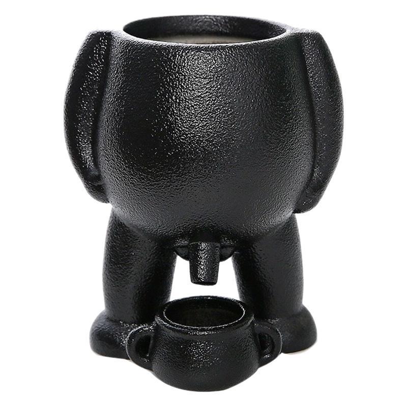 Creative Human Body Vase Ceramic Succulent Pot for Living Room Decor – Small Green Plant Ornament