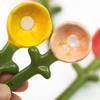 Sunflowers Measuring Spoons and Cups Set Multicolor Multicapacity Sunflowers Measuring Spoon Ceramic Ceramic Measuring Spoons