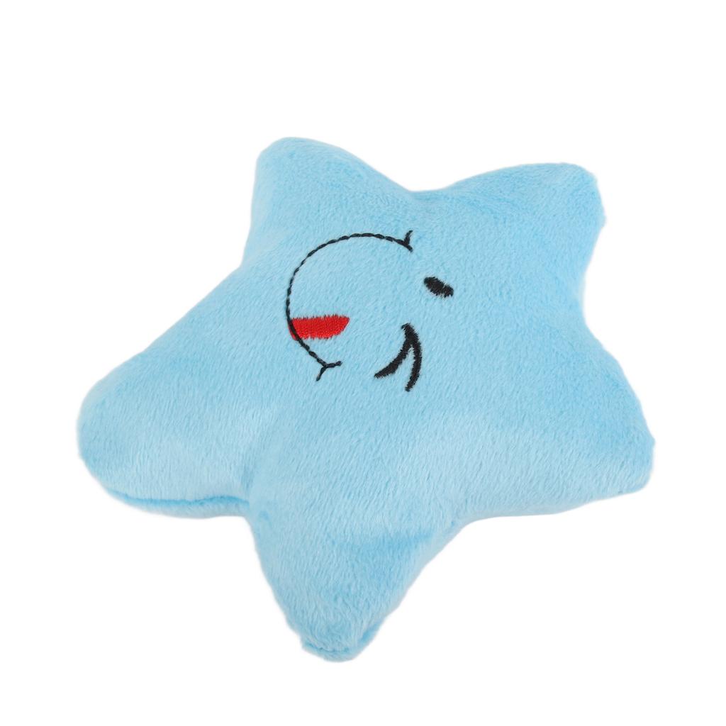 Plush Pet Toy Bite Resistant Boredom Relief Teeth Grinding Cute Star Shape Stuffed Dog Chew Toy for