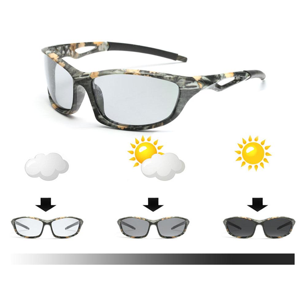 Outdoor Color Change Lens Sunglasses for Sports Riding