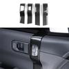 For Kia EV3 2024 2025 Carbon Fiber Central Console  Window Button Air Middle Vent Trim Rear Row Cover Car Tuning Accessories LHD