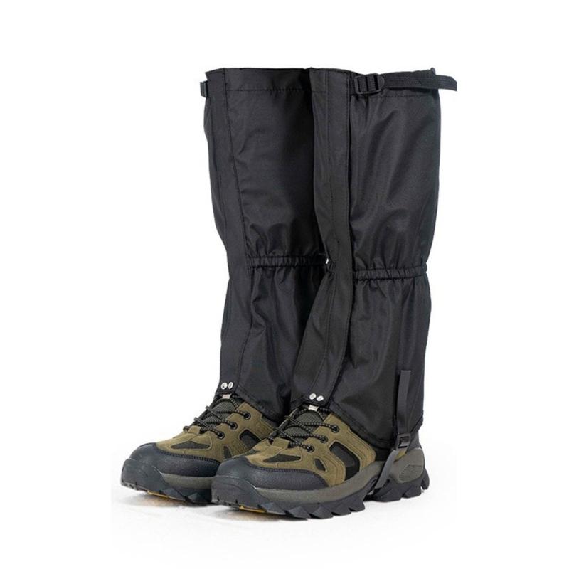 Waterproof Leg Gaiters Adjustable Snow Boot Gaiters Warmer Shoes Cover for Hiking, Walking, Hunting, Mountain Climbing
