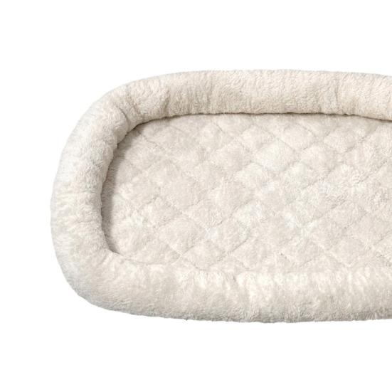 Plush Cat Bed Soft Small Dog Cushion Bed Washable Non-slip Pet Sleeping Pad for Indoor Cats Kittens Small Dogs