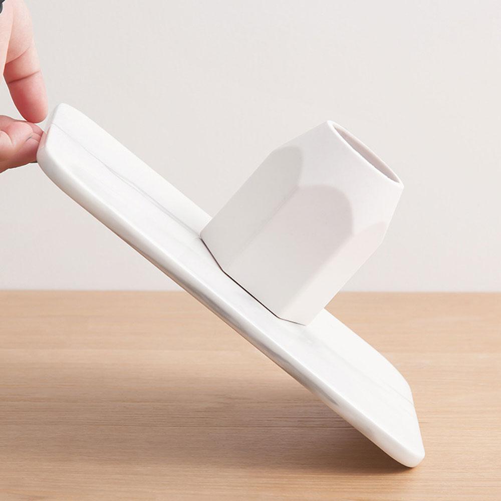 Silicone World Silicone Pen Holder Simple Desktop Pencil Holder Makeup Pen Storage Stand Office Students Stationery Storage Box