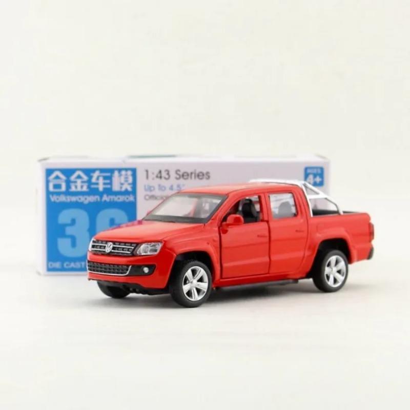 Simulatuion 1/46 Alloy Volkswagen Amarok Pickup Car Model Diecast Toy Vehicle Children Boy Gift Home Decor Miniature Voiture