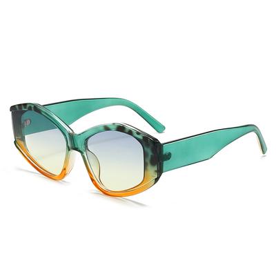 New Fashion Cat Eye Sunglasses Women Multi-Color Gradient Vintage Shades Brand  Luxury Sun Glasses Uv400 Eyewear