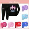 Demon Kpop Hunters Girl Short Sleeve Shorts Matching Pajamas Kids Sleepwear Teen