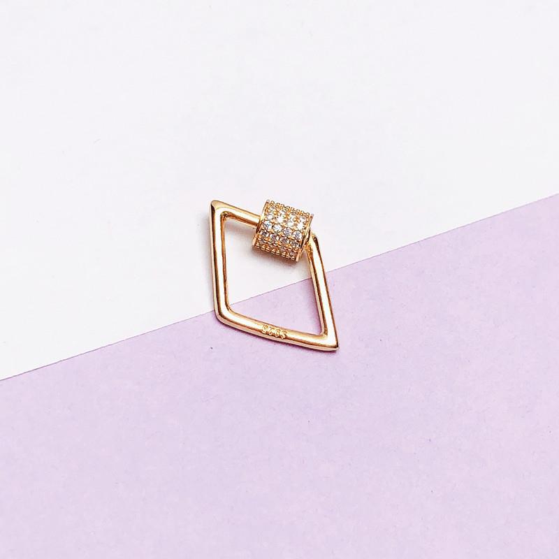 S925 Sterling Silver Jewelry: Clasp, Pendant Buckle, Screw Clasp, Bracelet & Necklace Toggle