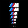 For BMW 5SE28 6Pcs PVC Car Brake Caliper Badge Emblem Stickers Auto Gadget For MINI For BMW X1 X3 X5 X6 E30 E90 M3 E84 E83 F25 E91 E60 F15 F16