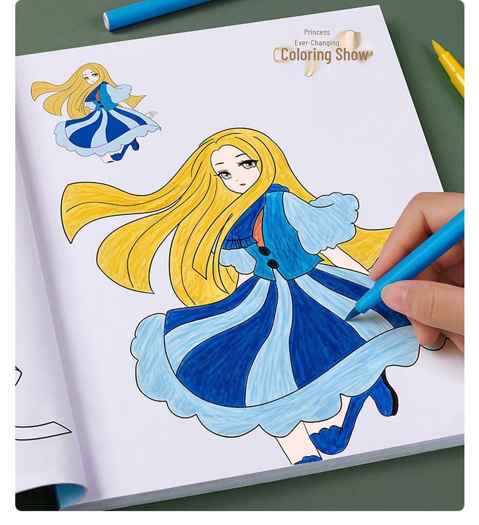 Kindergarten Coloring & Drawing Book for Ages 2-6: Children's Picture Book for Learning to Doodle and Paint