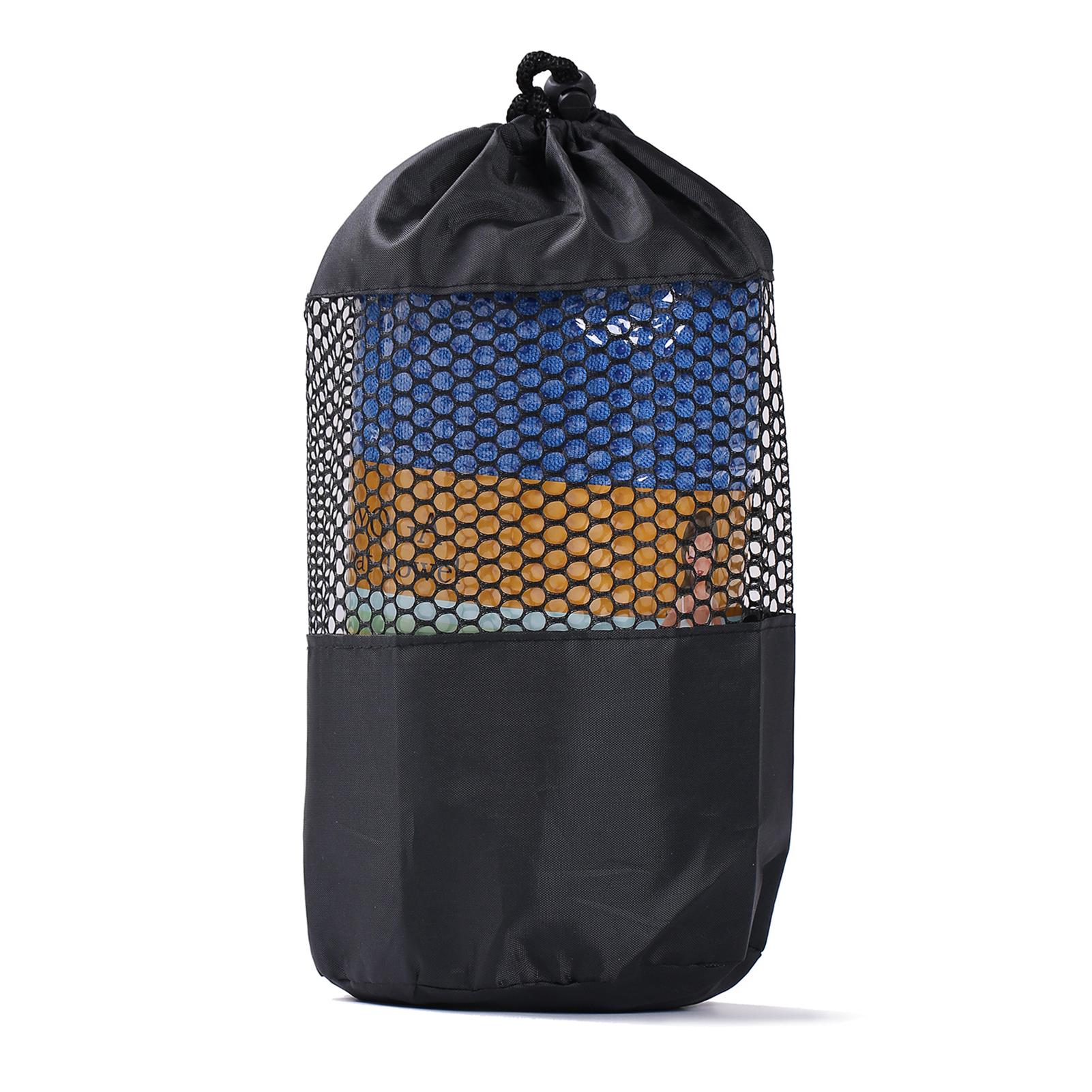 Microfiber Towel Skin-friendly Sweat-absorbent Anti-skid Machine Washable Classes Towel with Carry Bag