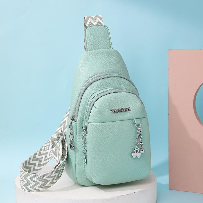 Women Bag Fashion Ladies Daily Chest Bag One Shoulder Crossbody Bag Girls Small Short Trip Travel Carry Bags Simple Messenger