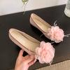 Fashion French Single Shoes, Shallow Mouth Shoes, Summer Evening Shoes, Retro Floral Flats, Increase Height Inside