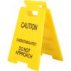 Funny Office Prank Desk Sign, Caution Overstimulated Do Not Approach Warning Sign Humorous Gag Gift Mini Desk Decor for Coworkers Employees Boss