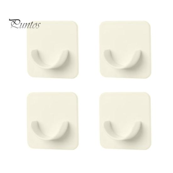 

4 шт. держатель для душевой штанги с прочным клеем, водонепроницаемый, прочный, несущий нагрузку, простой в установке, без сверления, держатель для душевой шторы S