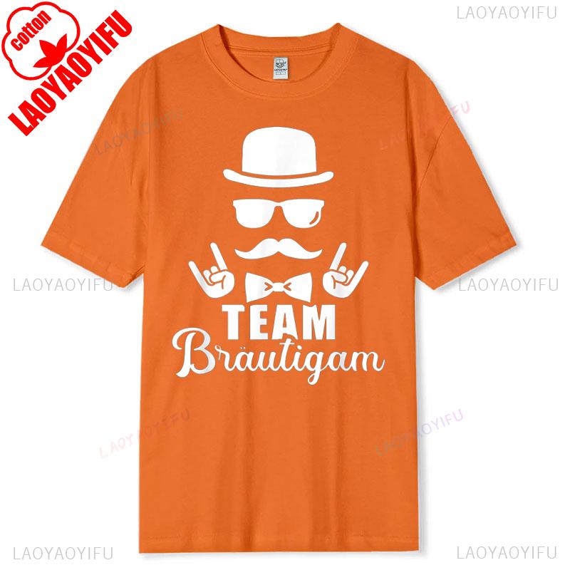 Stag Night Tshirt Team Groom Jga Cotton Short Sleeve Casual New Arrival Breathable For Unisex Bachelor Party Printed Patterned Tee