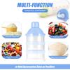 Milchpulverbehälter Box für Babynahrung Snacks Formelspender Behälter für Kleinkinder Abnehmbarer Organizer für Reisen Zuhause