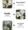 Wedding Aisle Blue Artificial Flower Row Decoration