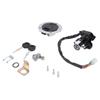 Motorcycle Ignition Switch Gas Cap Cover Seat Key Lock Set Replacement for Suzuki R600 R750 R1000 GSF650