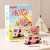 Mekensm Micro-Particle Building Blocks Educational Vending Cart Model Toy for Kids