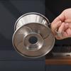 Thickened 304 Stainless Steel Pour-Over Coffee Filter Cup Coffee Maker With Handle Three-Dimensional Diversion Smart Cup