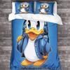 Blue Duckling Bedding, Full Size Bedding Cover for Children and Adults, Soft Microfiber Down Duvet Cover with Zipper