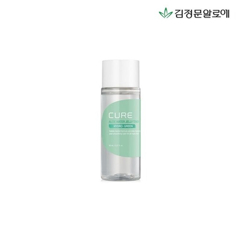 CURE [Kim Jungmoon Aloe] Cure Aloe Hydro Water Jelly Toner 50ml FREE