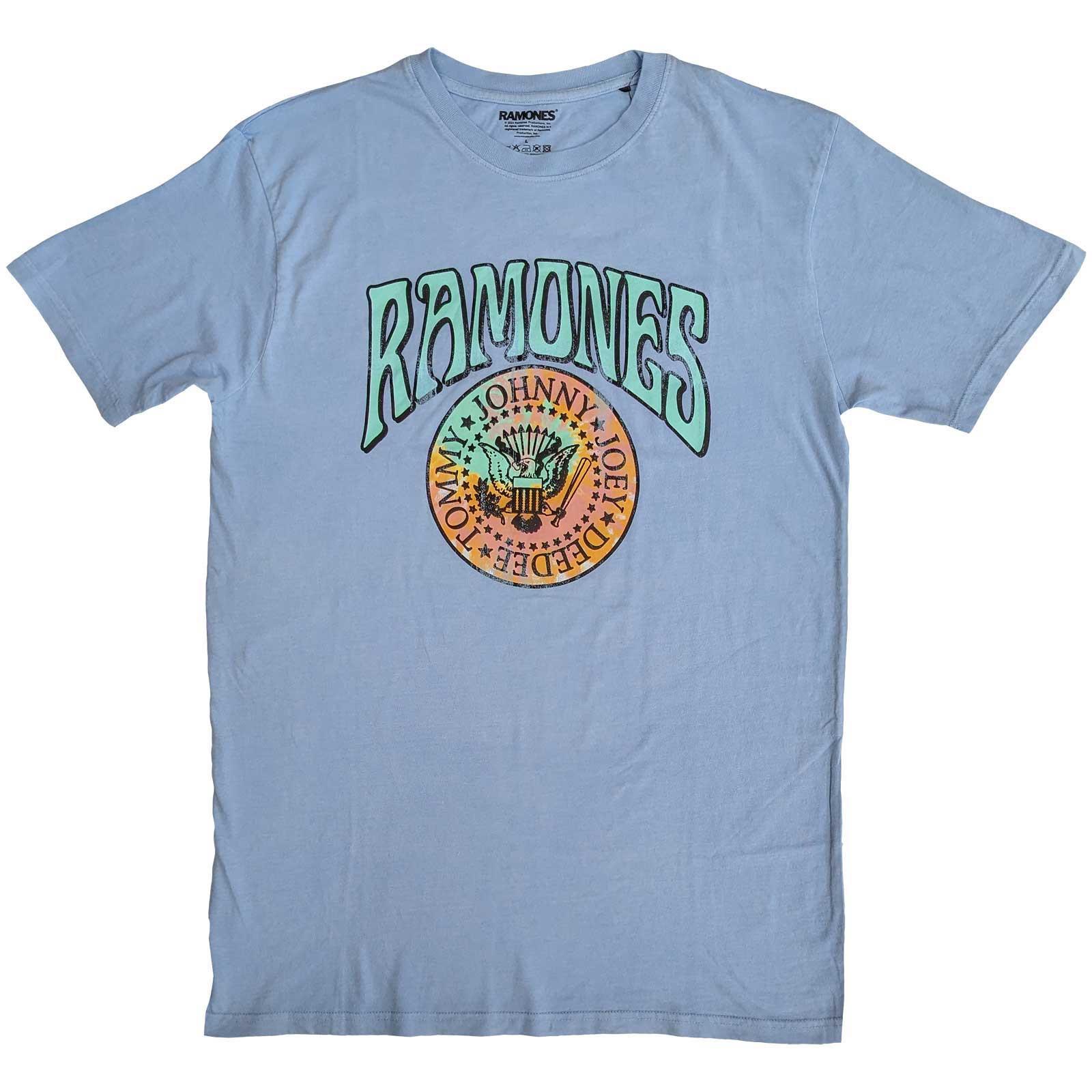 Официальная футболка Ramones Crest Psych мужская унисекс M
