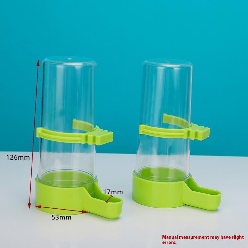 Bird Feeders Waterer Drinker With Clip For Bird Feeders Parrot Cages Water Dispenser Bottles Drinking Bowls Pet Bird Supplies