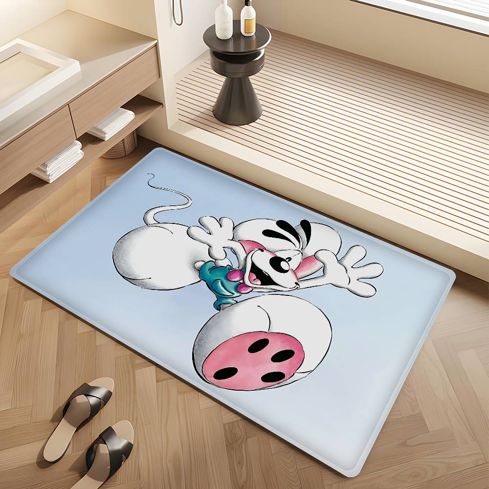 Tappetino da porta Diddl Cartone Animato Carino Lavabile Antiscivolo Tappeto per Area Soggiorno Divano Sedie Tappetino da ingresso Cucina Tappeto