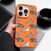 Shark Pattern Shockproof Phone Case For iPhone 16 16E 15 Pro Max 14 Pro 13 12 11 Matte TPU Soft Anti-Fall Bumper Cover