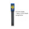 1-12Pcs 0.3 0.5 0.7 0.9 1.3 2.0mm HB Replacement Refill Leads Refill for Mechanical Pencil Drawing Automatic Pencils Stationery