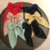 Korean Style Dots Floral Big Bow Hair Clips For Women Elegant Ponytail Hairpins Girl Hair Accessories Barrette Gift