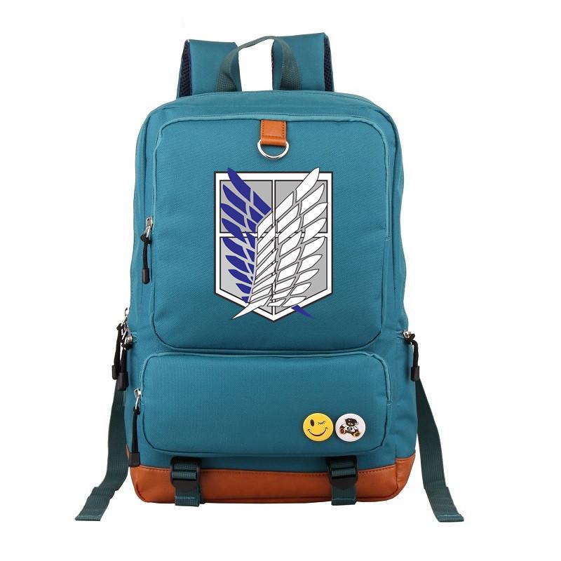 Anime Attack Giant Backpack Men'S And Women'S Backpack Travel Bag Computer Bag Student School Bag