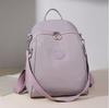 Light Purple Mini Waterproof Japanese-Style Women's Canvas Backpack