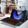 Xiaomi 7 Tablet Case with Keyboard & Pen Slot, Redmi Pad 2, Poco Pad X1, 7-Color Backlight