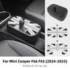 Central Control Storage Box For BMW Mini Cooper F65 F66 2024 2025 Central Armrest Storage Box Car Accessories