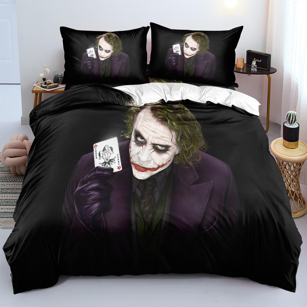 Clown Bedding Three-Piece 90-120G Abrasive Cloth 3D Digital Printing