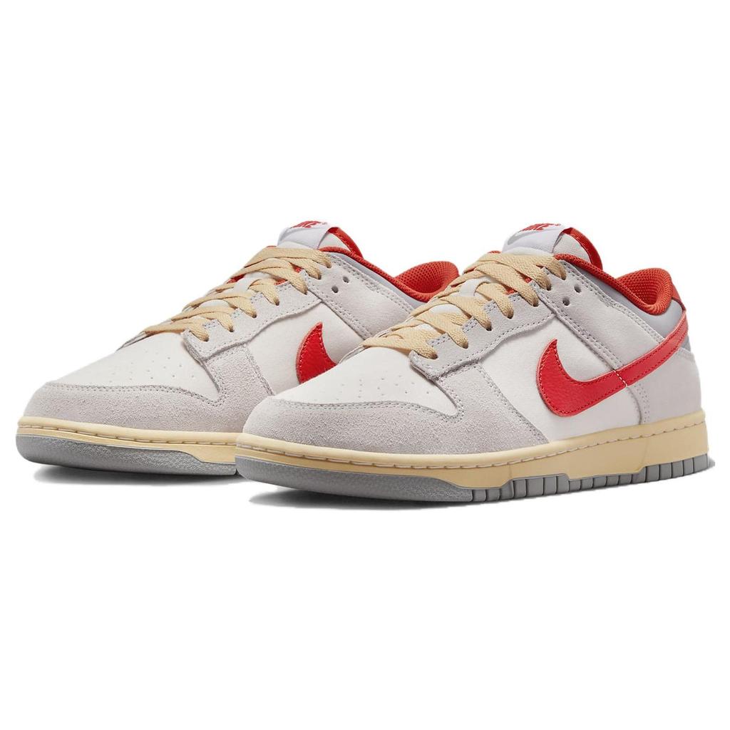 Nike Dunk Low Athletic Department - Picante Red Unisex Sneakers Grey Sail Photon-Dust FJ5429-133