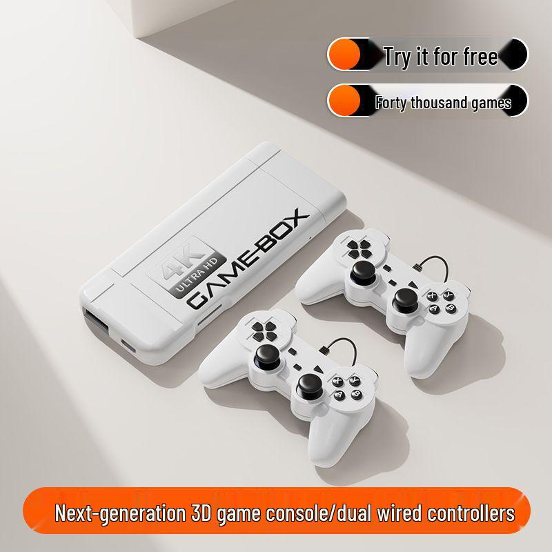 Retro HD TV Game Console: Classic Arcade Racing & Puzzle, Two-Player Sega Edition