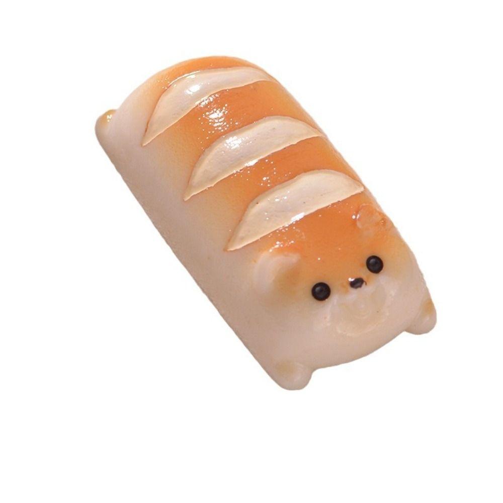 Handicrafts Dog Bread Figurines Miniatures Mini Bread Ornaments Dog Bread Statue Wedding Party