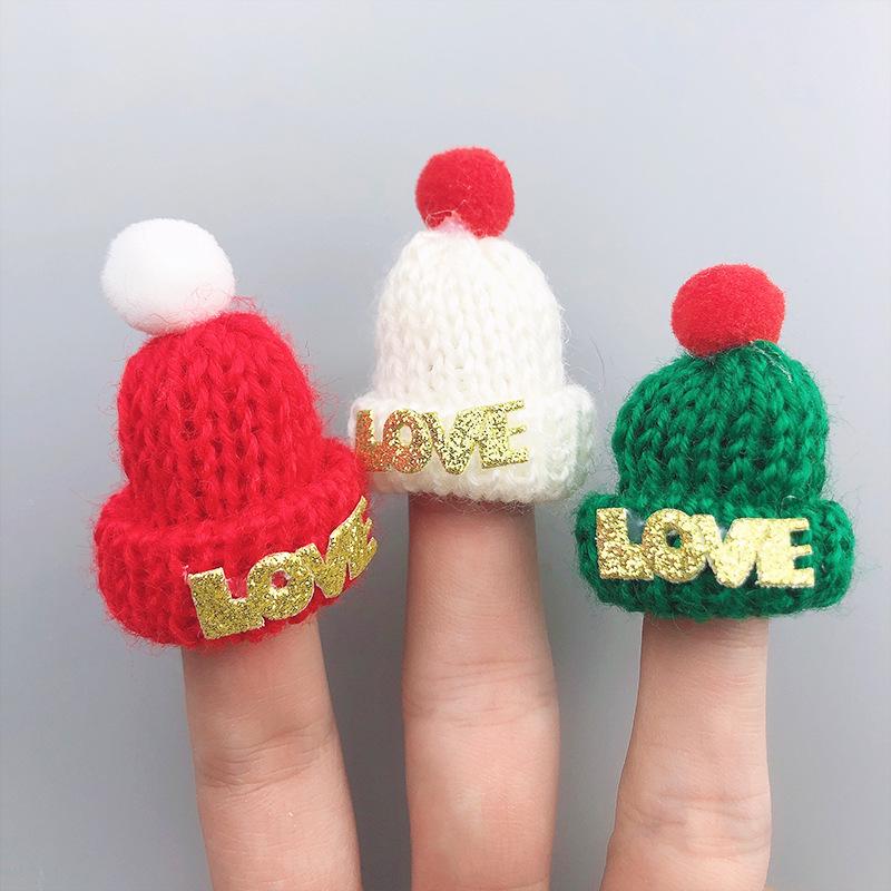 Mini Chapeaux en Laine DIY Ornements de Noël pour Enfants - Accessoires faits main
