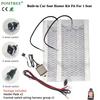12V 50W Universal Built-in Car Seat Heater Kit Fit 1 Seat,2pcs Carbon Fiber Heating Pads Single Control Switch with Harness