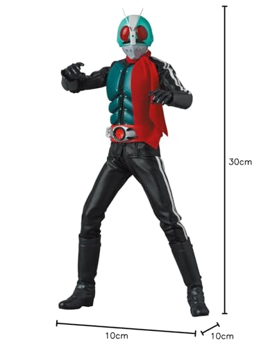 Medicom Toy RAH Real Action Heroes No. 792 Kamen Rider No. 2+1 (Shin Kamen Rider) Approximately 300mm Tall Non-Scale Painted Action Figure
