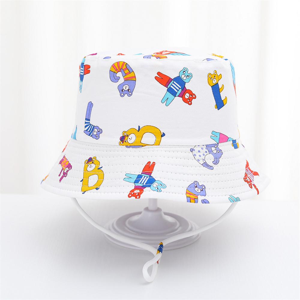 New Panama Summer Baby Sun Hat for Girls and Boys Cartoon Beach Sun Cap Fisherman's Hat for Kids Autumn Outdoor Baby Bucket Hat