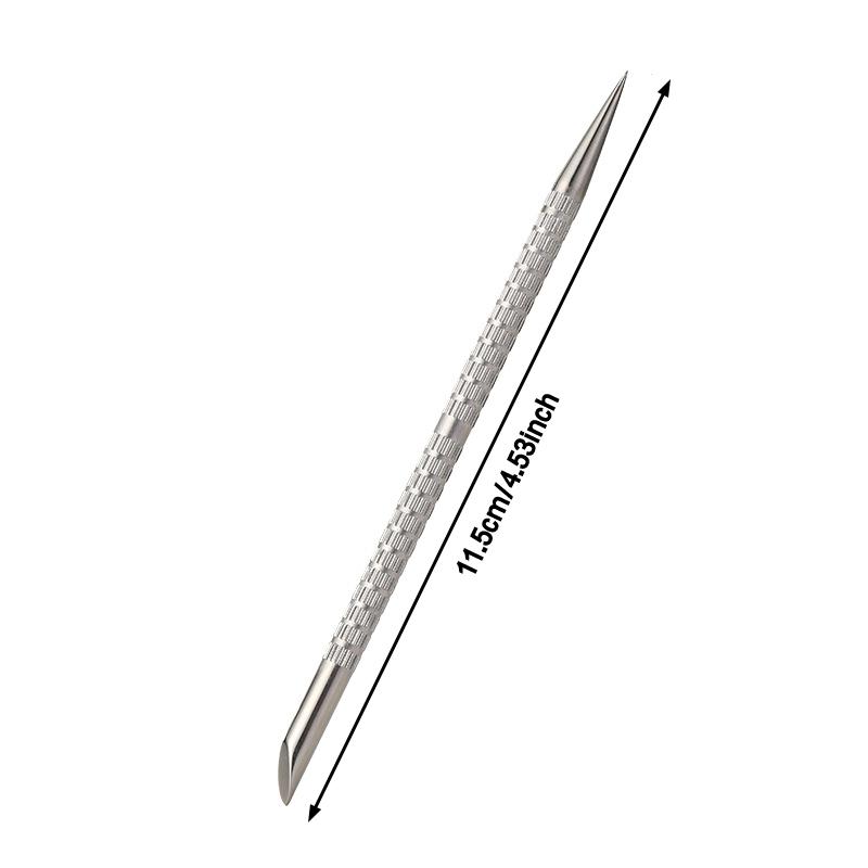 Double-Ended Stainless Steel Cuticle Pusher Nail Art Polish Gel Remover Manicure Sticks Tool For Nail Art Manicure Tools