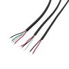 1Pcs 2/3/4Pins Mono Stereo AUX Connector 2.5mm/3.5mm DIY Audio Extension Wire  AUX Extension