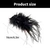 Handmade Feathered Hair Clip Versatile Feathered Hair Clip Hair Adornment Suitable For Various Occasions